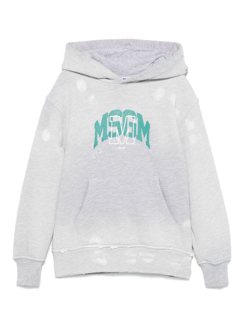 Logo-print hoodie - Grey