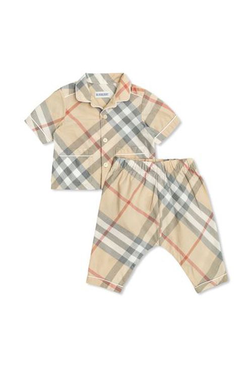 Burberry Kids Checked Tracksuit Set