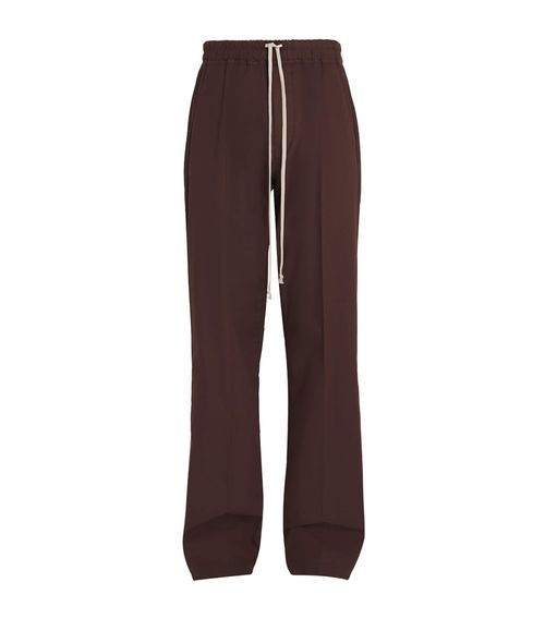 Cotton Wide-Leg Sweatpants
