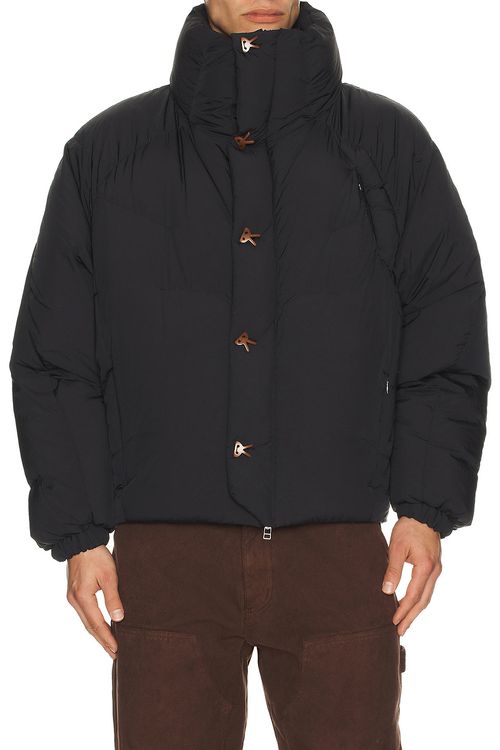 District Vision x Nanga Udd DX Articulated Down Jacket in Black - Black. L also in M, XL/1X