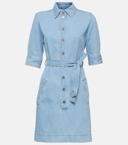 Denim shirt dress