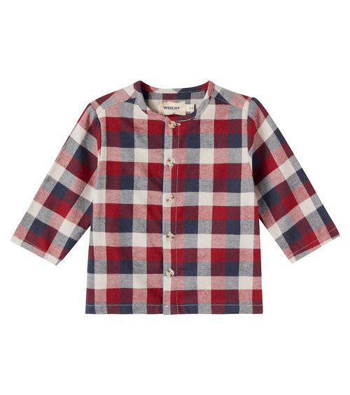 Baby Shelby checked cotton shirt