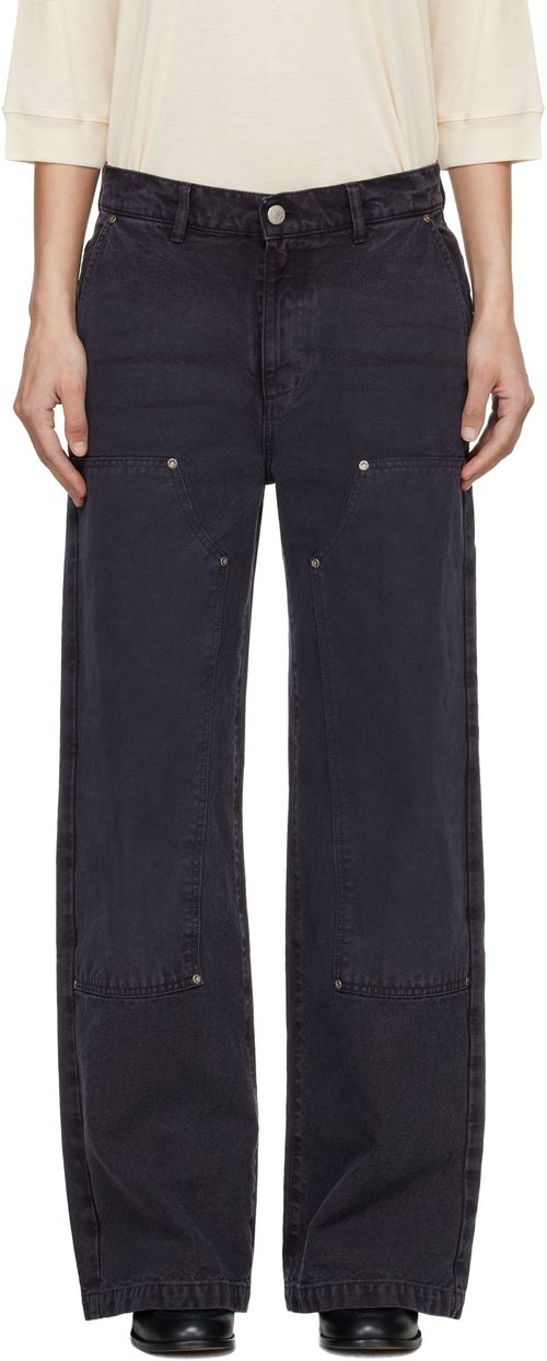 Gray Double Knee Jeans
