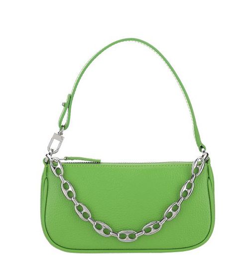 By Far Mini Rachel Zip-Up Shoulder Bag
