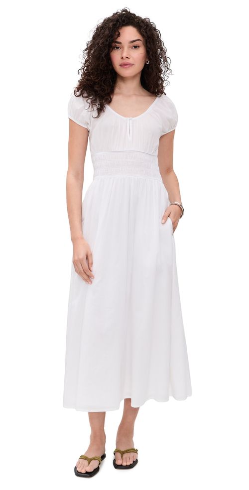 The Swoon Dress White