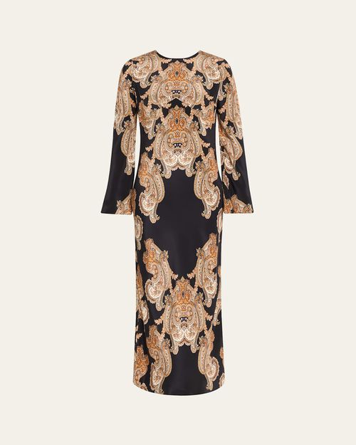 Lupita Paisley Maxi Dress