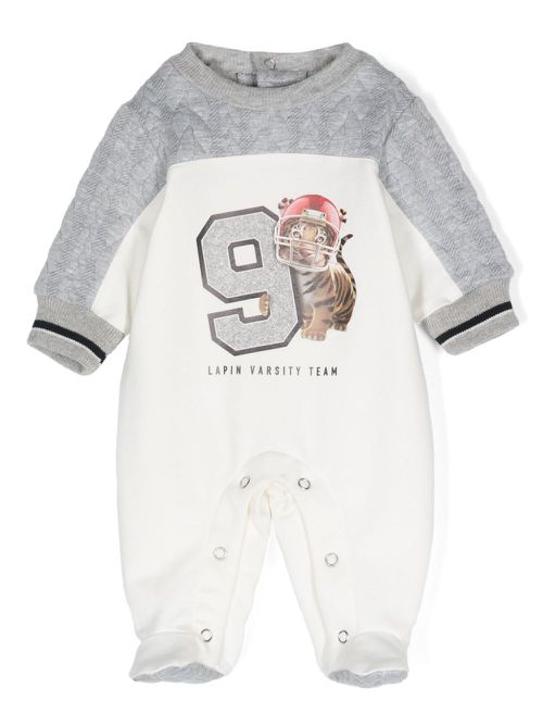 Tiger-print pyjamas - White