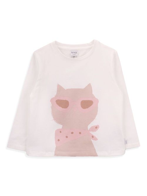 Cat T-shirt - White