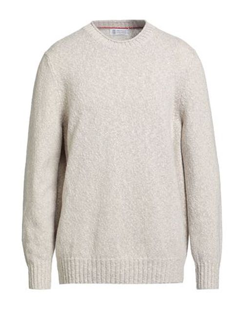 Cashmere Man Sweater Light grey Size 36 Lambswool, Cashmere