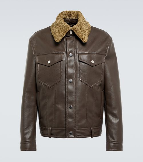 Boyce regenerated leather jacket