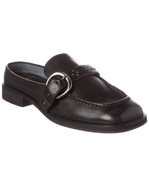 Mazie Moc Toe Leather Mule