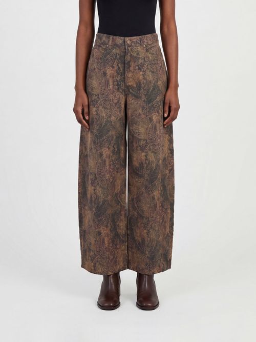 Pants Woman color Brown