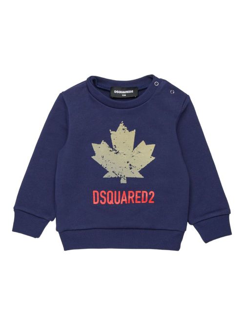 Logo-print sweatshirt - Blue