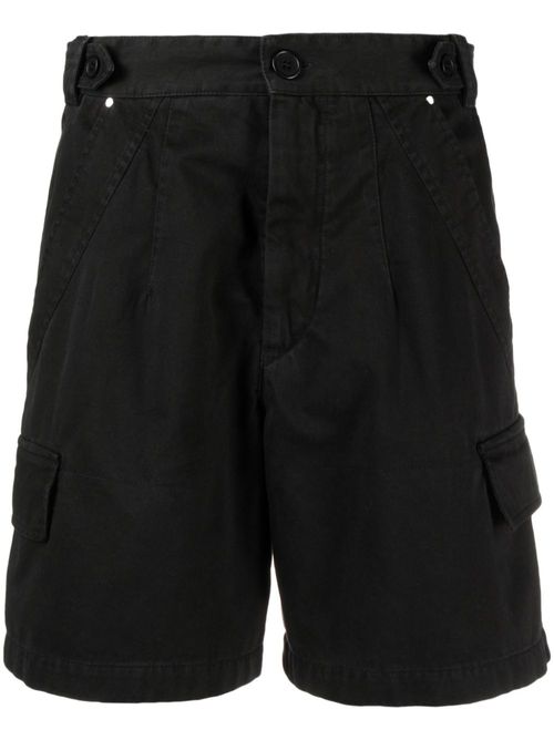 Lisette cotton cargo shorts - Black
