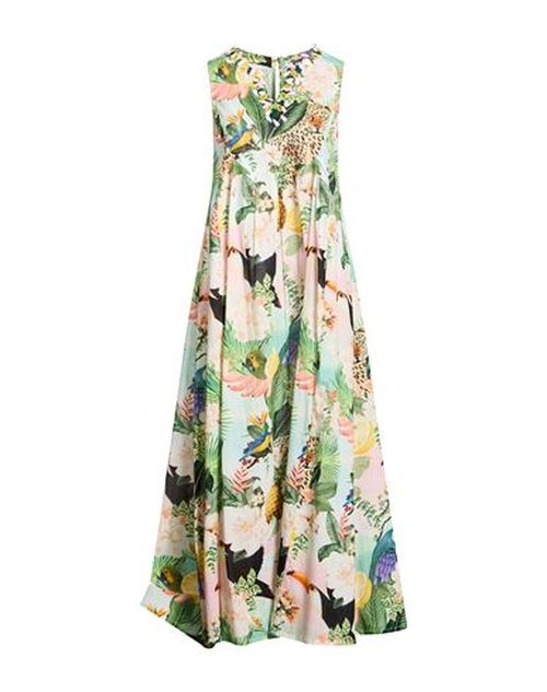 Woman Maxi dress Green Size M Cotton