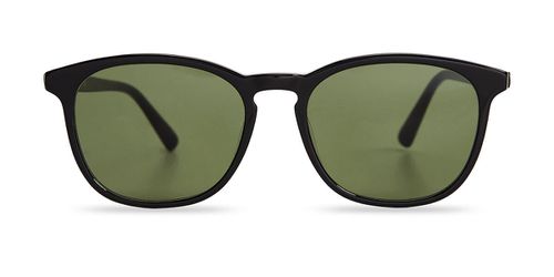 Messy Weekend SEAN Black Green Men's Sunglasses Black Size 55