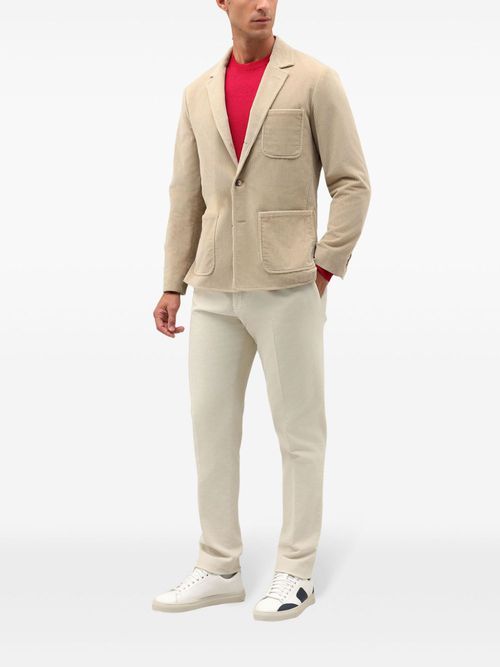 Cotton blazer - Neutrals