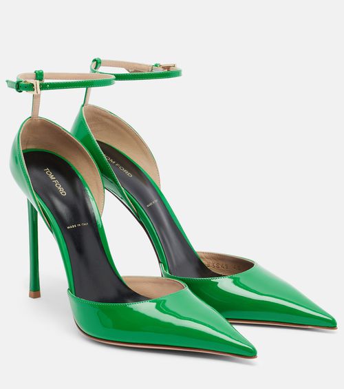 Vertigo patent leather pumps