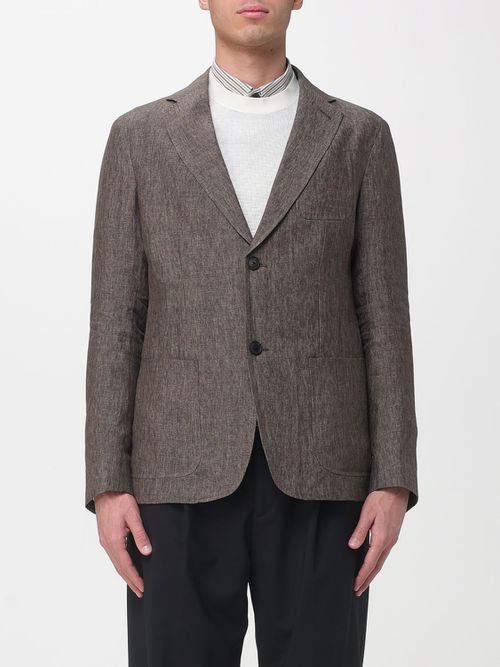 Blazer Men color Brown