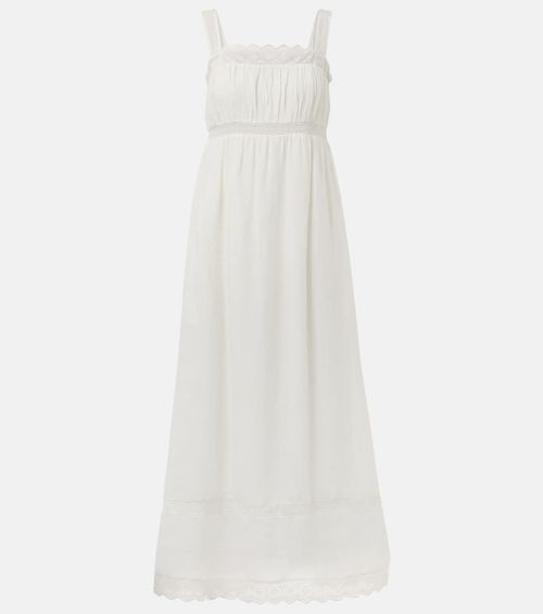 Grace lace-trimmed maxi dress