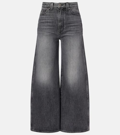 Delina high-rise wide-leg jeans