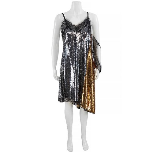 burberry sequin dress Burberry Women's Corrine Sequin Cut-Out Maxi Dress - Gold