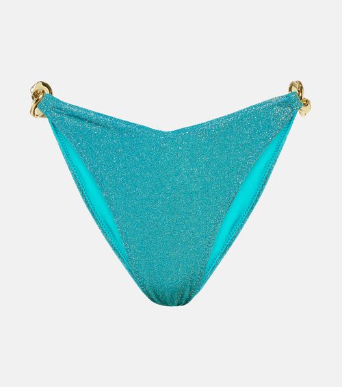 Chain-detail bikini bottoms
