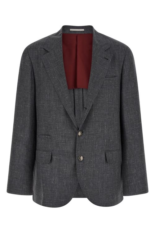 Blazer Flamed Canvas Blazer