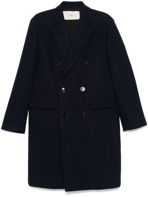 Double-breasted coat - Blue