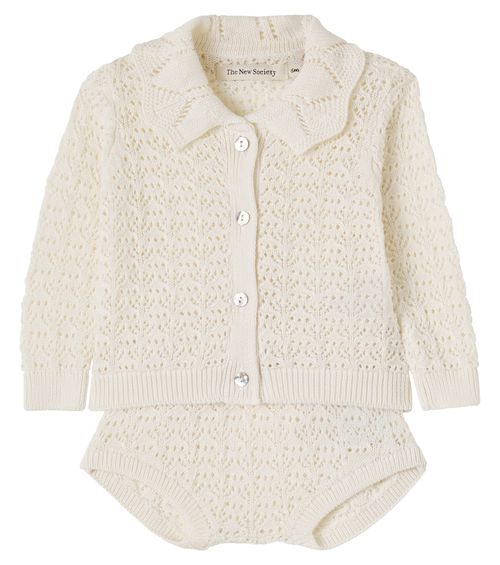 Baby Rompi cardigan and bloomers set