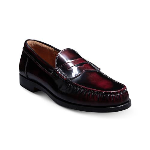 Allen Edmonds Mens Newman Penny Loafers Pecan Leather