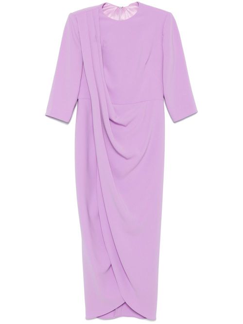 Draped maxi dress - Purple