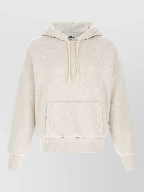 Golden Goose - star graphic hoodie hood kangaroo pocket