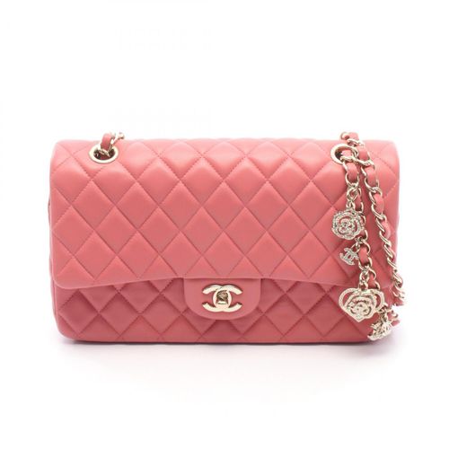 Chanel Pink Leather Handbag Shoulder Bag Pre-Owned