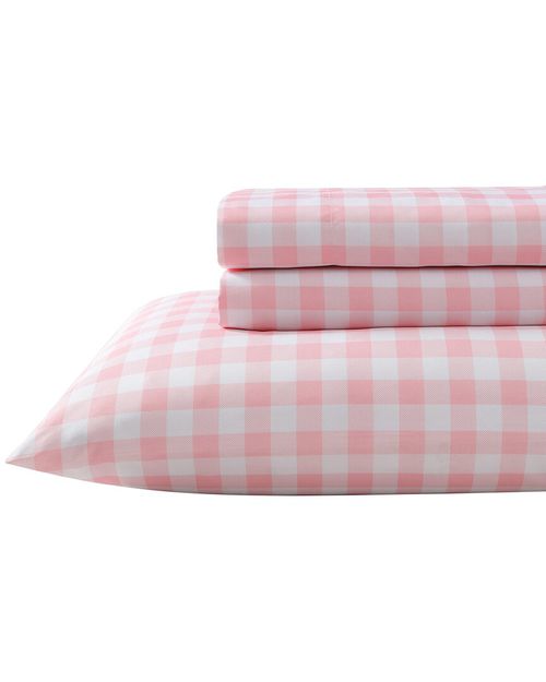 Kids Poppy Plaid Ultra Soft Sheet Set
