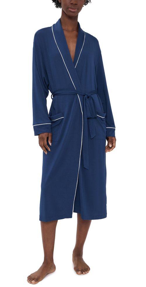 Gisele Long Robe Navy/Ivory