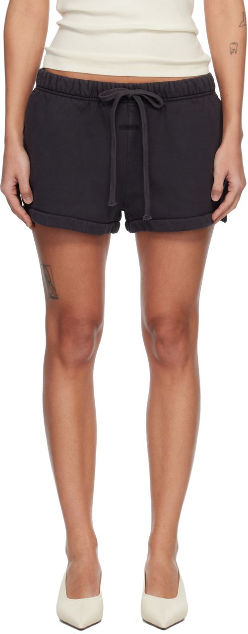 Black Signature Running Shorts