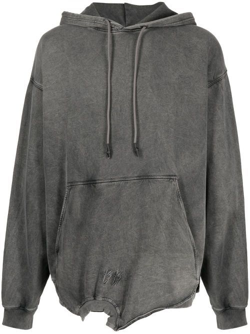 Logo-print hoodie - Grey