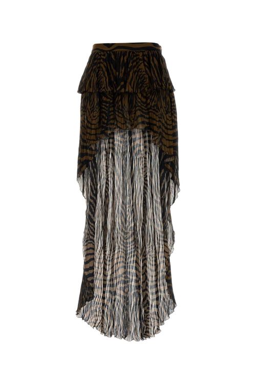 Chiffon Skirt — Brown
