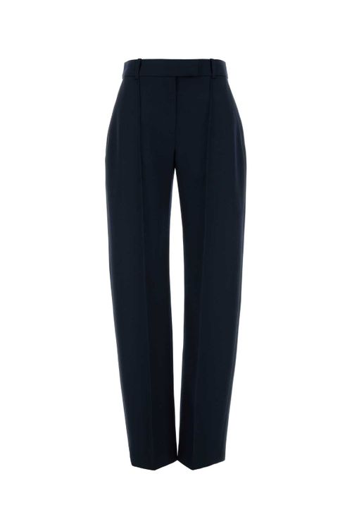 Wool Trousers — Navy