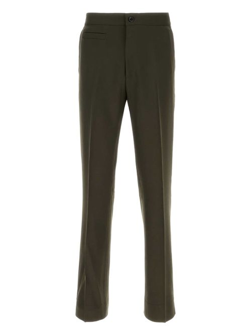 Pressed-crease trousers - Green