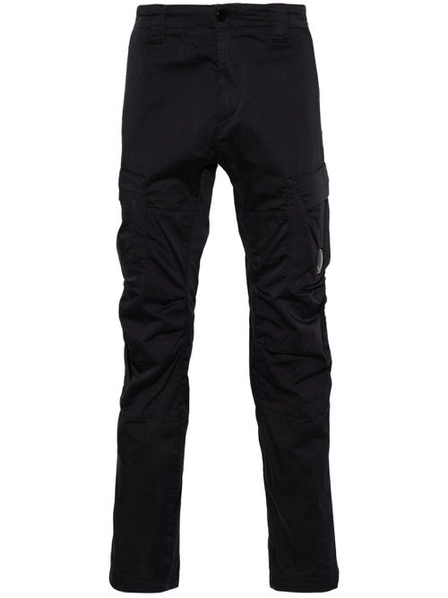 Lens-detail cargo trousers - Blue