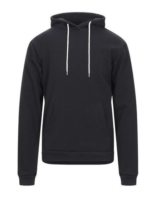 Man Sweatshirt Black Size 1 Cotton, Polyurethane