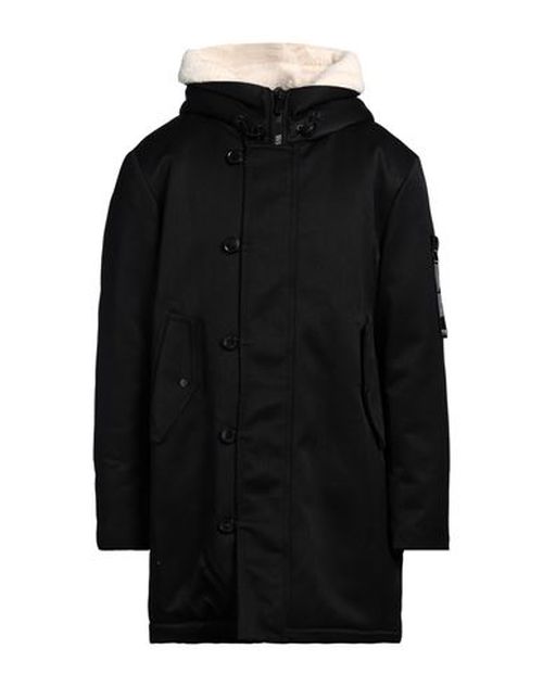 Peuterey Man Puffer Black Size L Wool, Polyamide