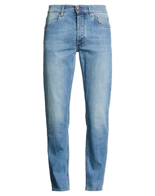 Man Jeans Blue Size 34 Cotton, Elastane