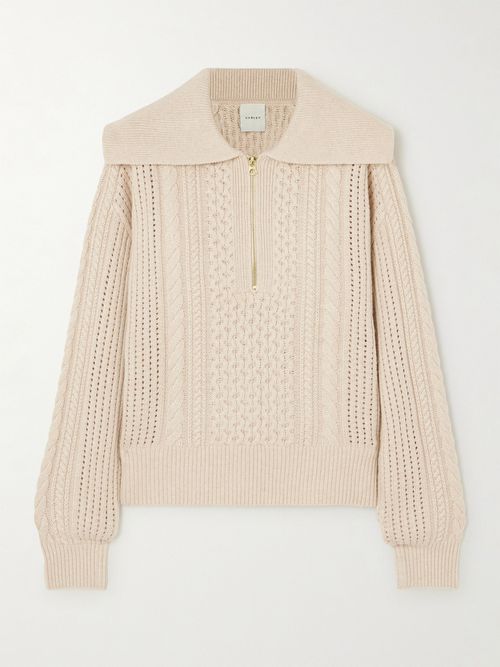 Camello Cable-knit Sweater - Cream