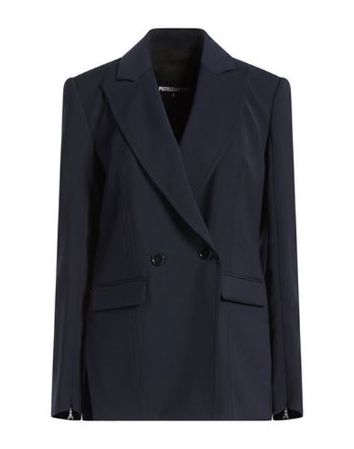 Woman Blazer Midnight blue Size 6 Polyester, Elastane