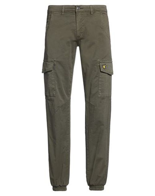 Man Pants Military green Size 29 Cotton, Elastane