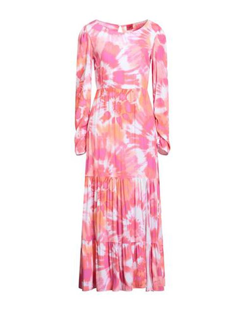 Woman Maxi dress Coral Size 0 Viscose