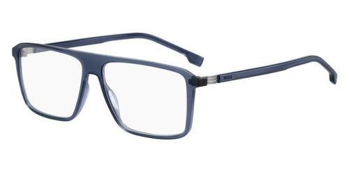 BOSS Boss 1636 PJP/99 Men's Eyeglasses Blue Size 56 - Blue Light Block Available